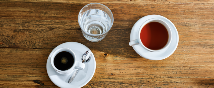 De Kracht van water, koffie en thee